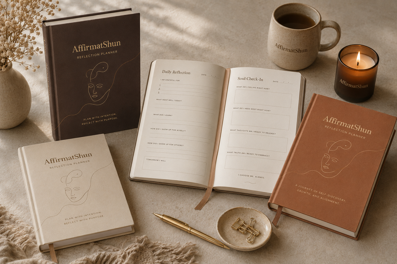 AffirmatShun Reflection Planners